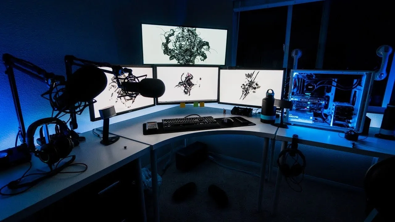 专业视频后期制作工作室实景