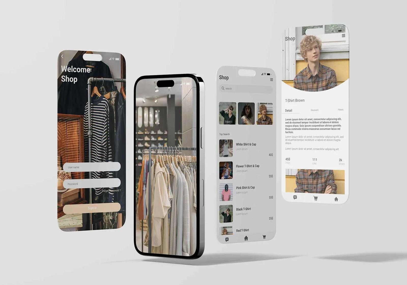 桃乃木手机客户端界面展示